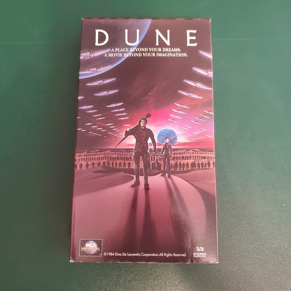 Dune VHS 1984 David Lynch Sci-Fi Movie MCA Universal 1997 Release Sting Cult